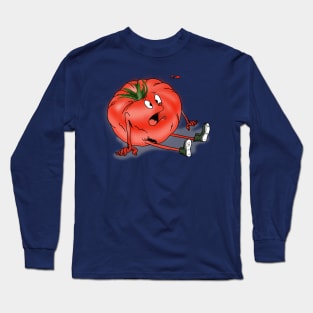 Confused heirloom tomato Long Sleeve T-Shirt